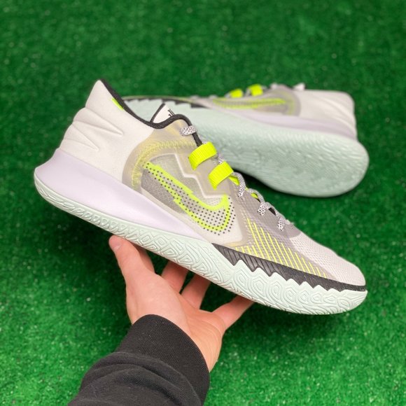 green and white kyrie 5